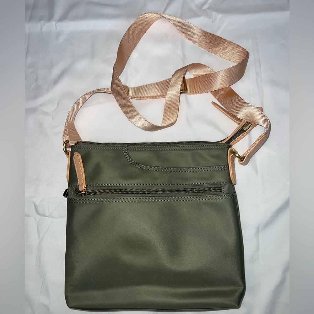 RADLEY LONDON Olive and Tan Crossbody Bag - Picture 2 of 3